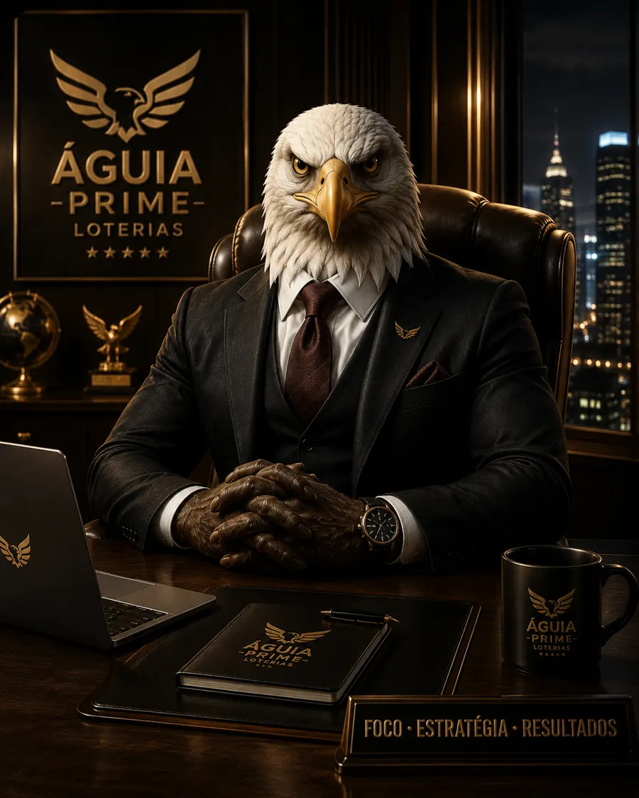 Águia Prime Loterias — apresentação visual